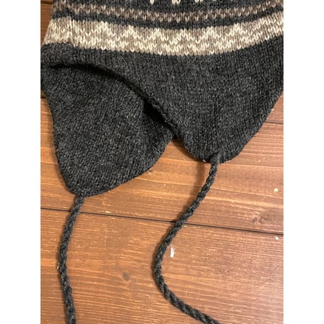 [USED] あったか♡耳あてニット帽