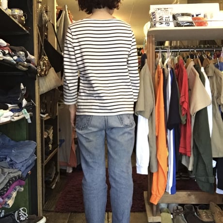 [USED] ボートネックボーダーシャツ
