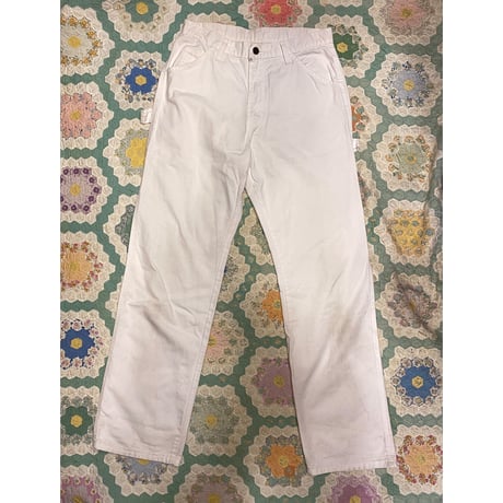 [USED] Dickies WHITE PAINTER PANTS！