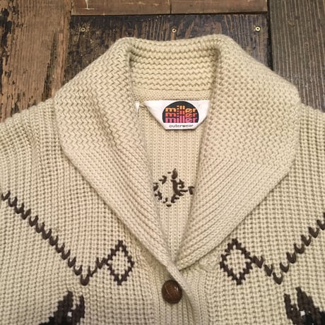[USED] CUTE HORSE♡70's カウチンニット