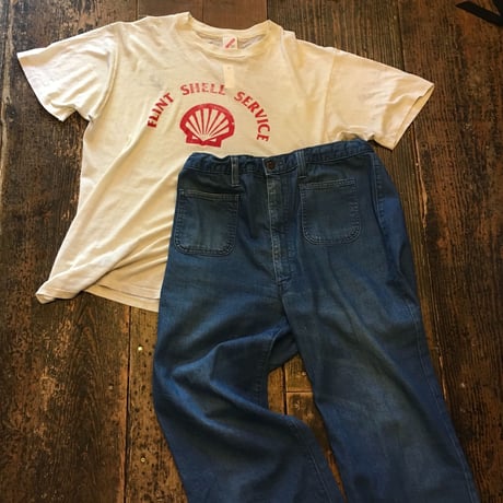 [USED]  vintage  SHELL プリントTee