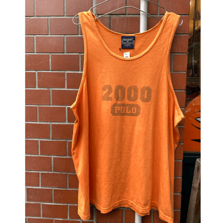 [USED] OLD "POLO SPORT"タンクトップ orange