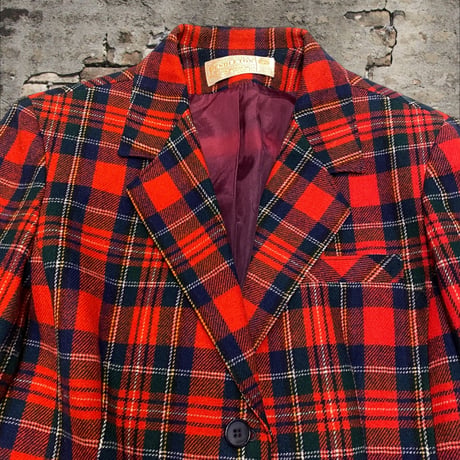 [USED] PENDLTON チェック柄 WOOL JKT
