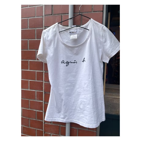 [USED] アニエスb  ロゴプリントTee