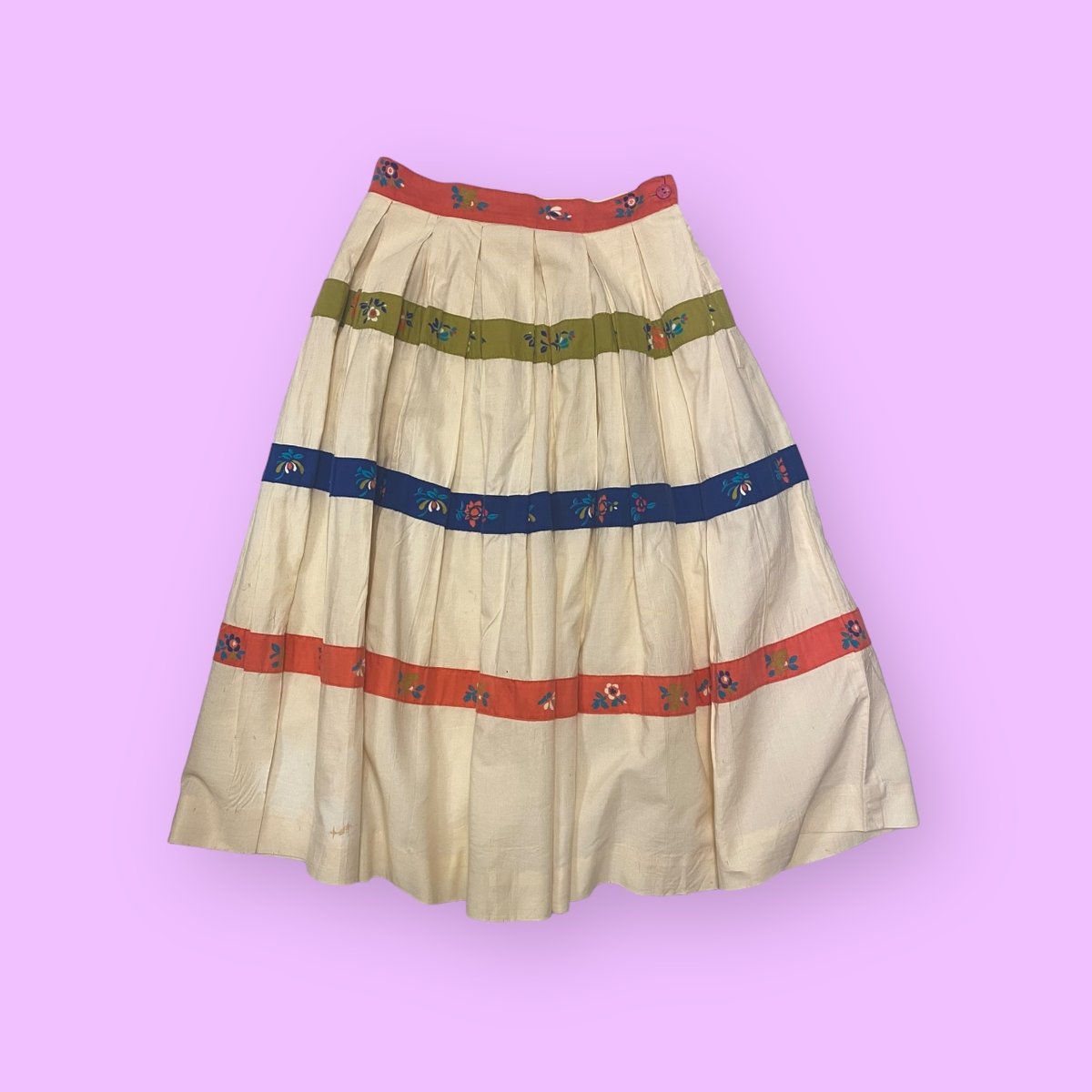 USED] vintage お花テープの ロングスカート | garden730