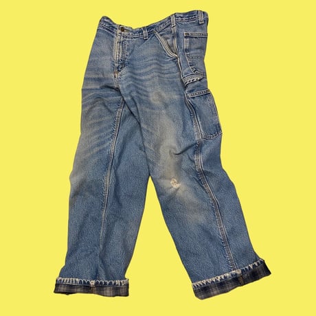 [USED] Carhartt 裏ネルデニムワークパンツ👖