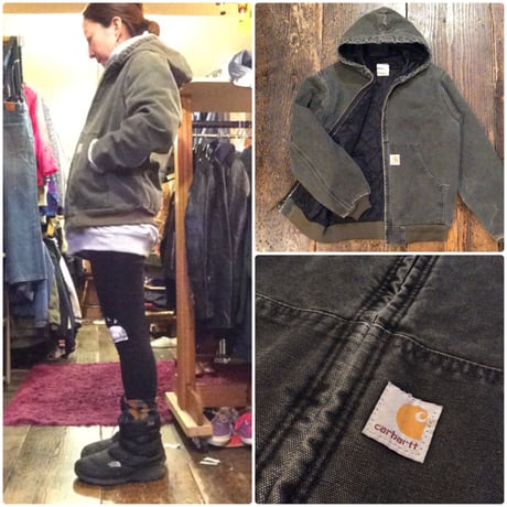 [USED] carhartt PARKA [DENIM / OLIVE]
