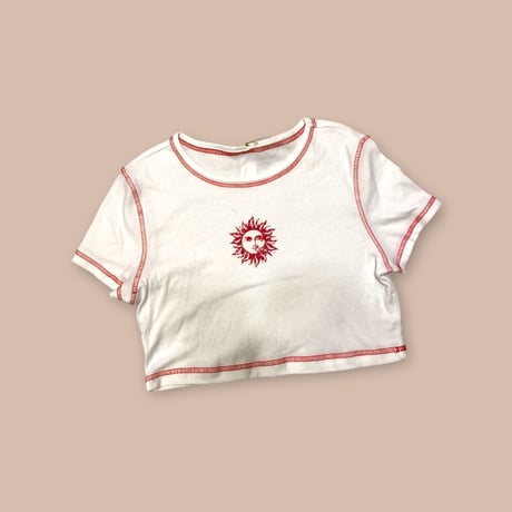 [USED] クロップド Tee