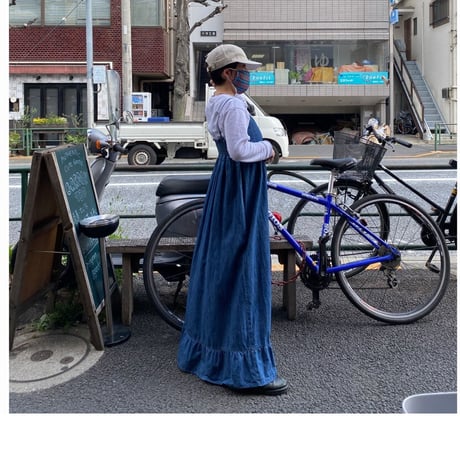 [USED]  デニムキャミワンピース  💙