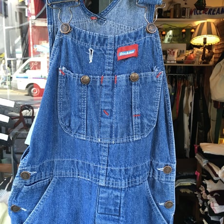 [USED] vintage Dickies  デニムオーバーオール