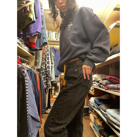 [USED] "Levi's 501" BLACK DENIM ！