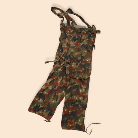 [USED] スイス軍 CAMO柄オーバーオール