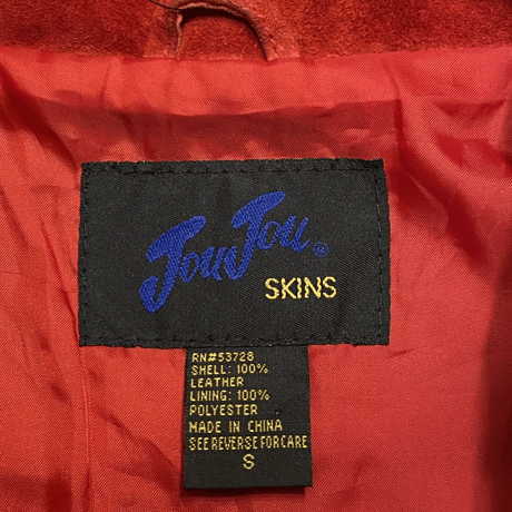 [USED] vintage!! REAL SUEDE JACKET