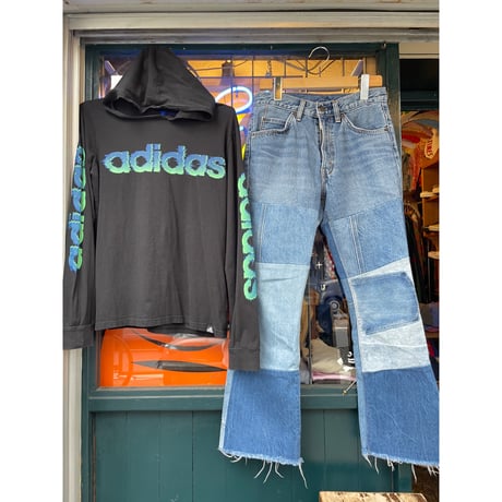 [USED] Levis 517 パッチワーク フレア DENIM