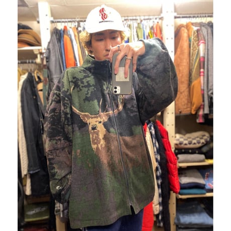 [USED] 鹿🦌フリース ZIPジャケット