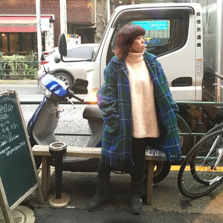 [USED] Wool フリンジコート