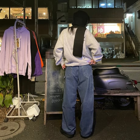 [USED] 太めシルエットの DENIM Painter pants