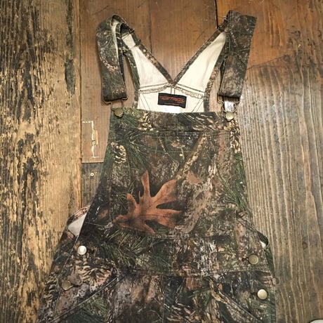 [USED] camouflage柄 オーバーオール
