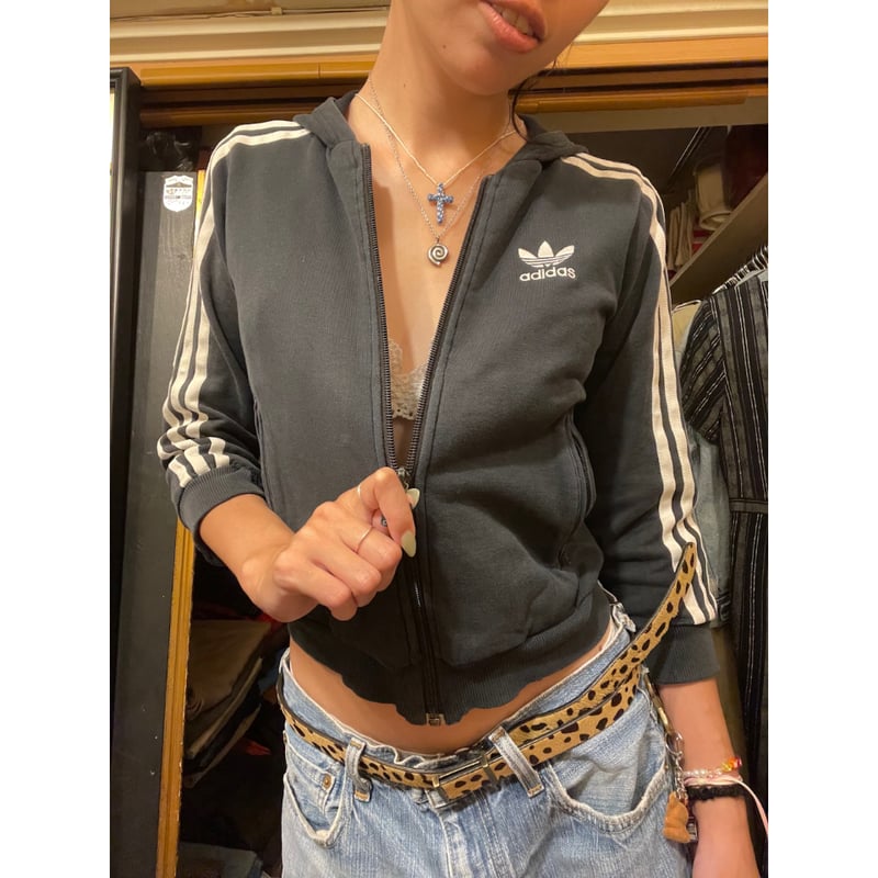 【希少】adidas×dry clean only　デニム切り替えパーカー 希少 完売アディダス adidas×dry clean onlyデニムパーカー