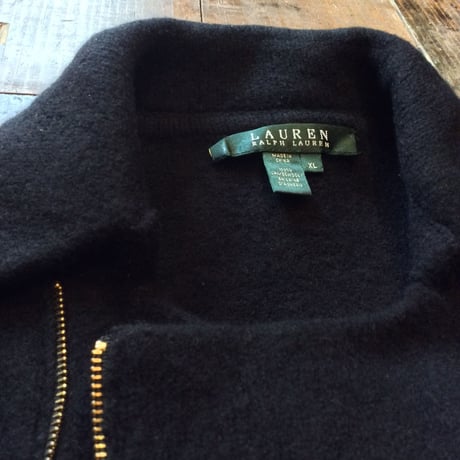 [USED] Ralph Lauren ニットライダース JKT