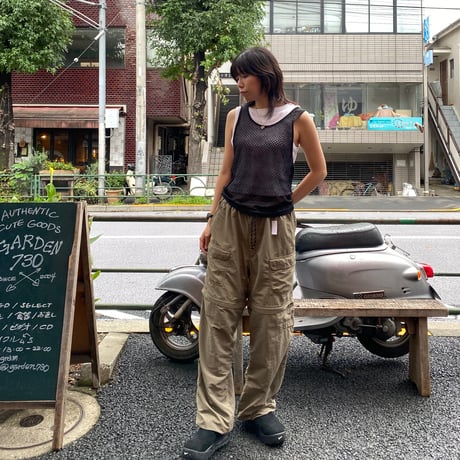 [USED] カーキのNYLONデタッチャブルPT