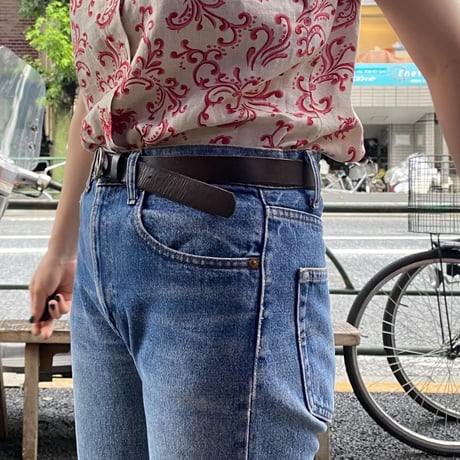[USED] GOOD VINTAGE !! レザーベルト