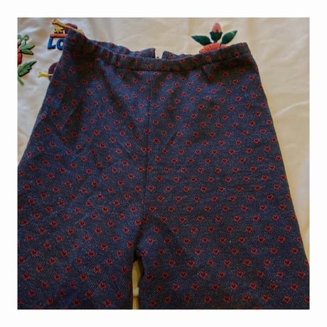 [USED] 70's EURO フレアPANTS / ハート♡