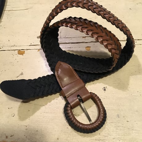 [USED]  編みベルト  fake Leather