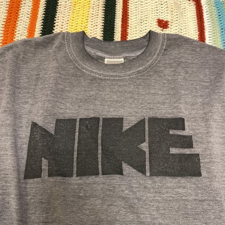 [USED] 90's NIKE カマボコ LOGO Tee♡