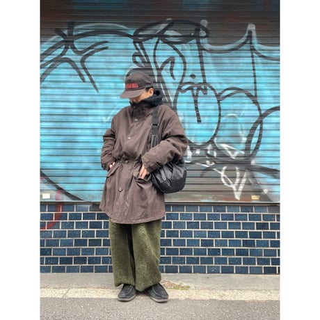 [USED]  "LONDON FOG" 中綿ハーフコート ブラウン