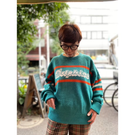 [USED] NFL ドルフィンズ ジャガードニット