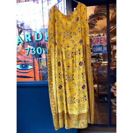 [USED] イエロー夏ワンピース