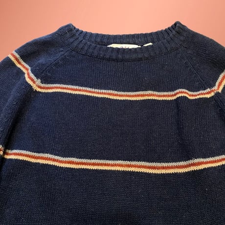[USED] マルチボーダー ACRYL KNIT！