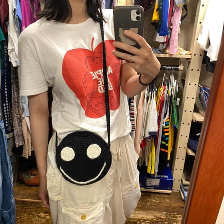[USED]かぎ編みスマイリーBAG ☺︎☺︎☺︎