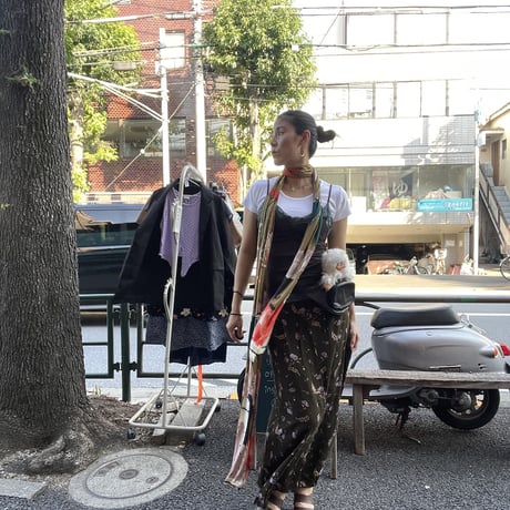 [USED] Paris Brown Stretch レース キャミ