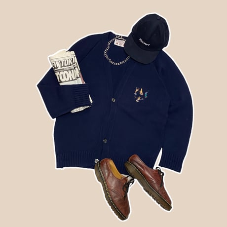 [USED] made in FRANCE!! ニットカーディガン