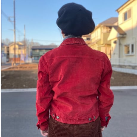 [USED] 赤い❤️スエード ジャケット