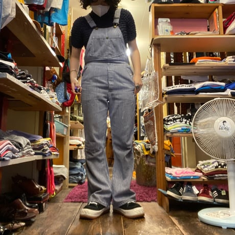 [USED]  "OshKosh B'gosh" ヒッコリーOVERALL