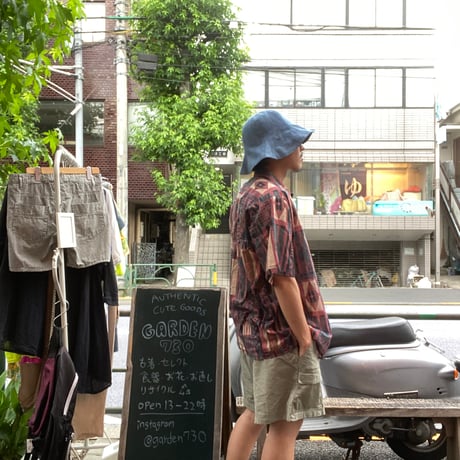 [USED]総柄S/S shirt