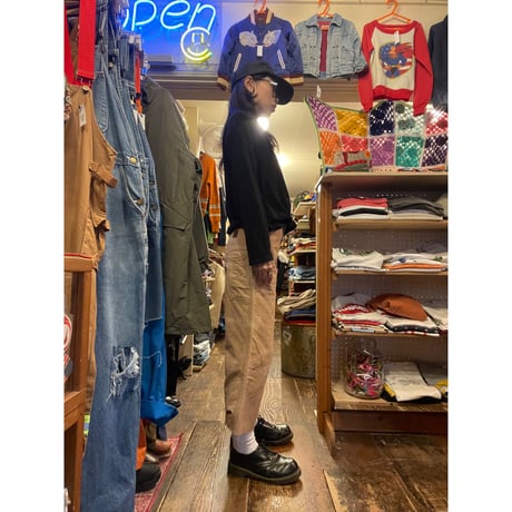 [USED] "SAINT JAMES" パイル地ボートネックTOPS