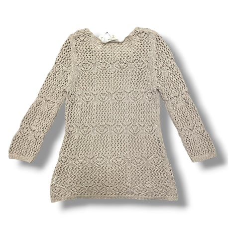 [USED]メッシュcrochetニットTOPS