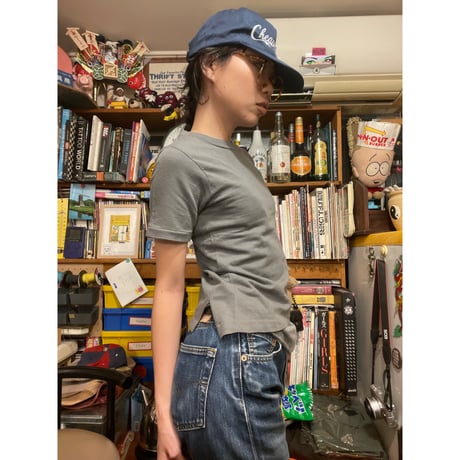 [USED]  Ladie's グレーのピチTee