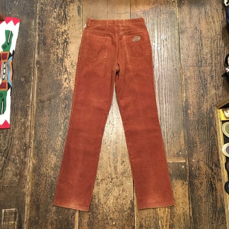 [USED] High-waist オレンジコーデュロイPANTS