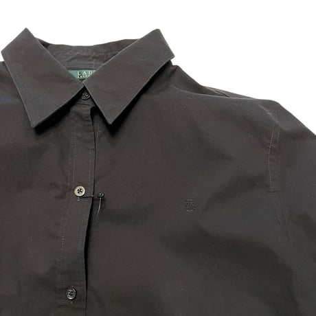 [USED] "LAUREN" BLACK COTTON Shirts
