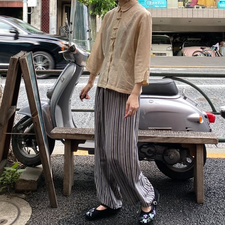 [USED] made in U.S.A. ストライプ EASY PANTS！