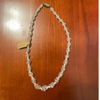 [USED]クリアビーズネックレス