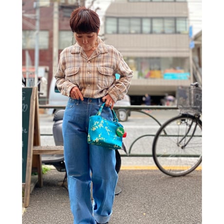 [USED] いい雰囲気♡チェックCOTTON shirt!
