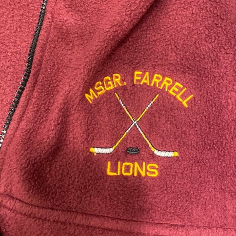 [USED] WINE RED HALF ZIP フリース🏑❤️