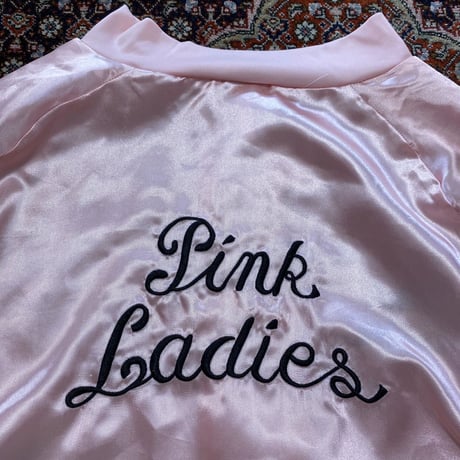 [USED] "Grease"  Pink Ladies サテンジャケット