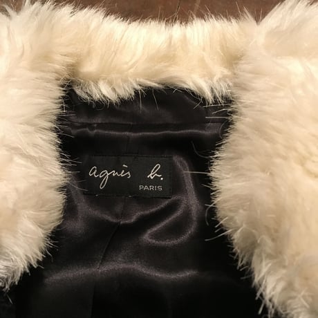 [USED] アニエスb ファー襟付き WOOLジャケット